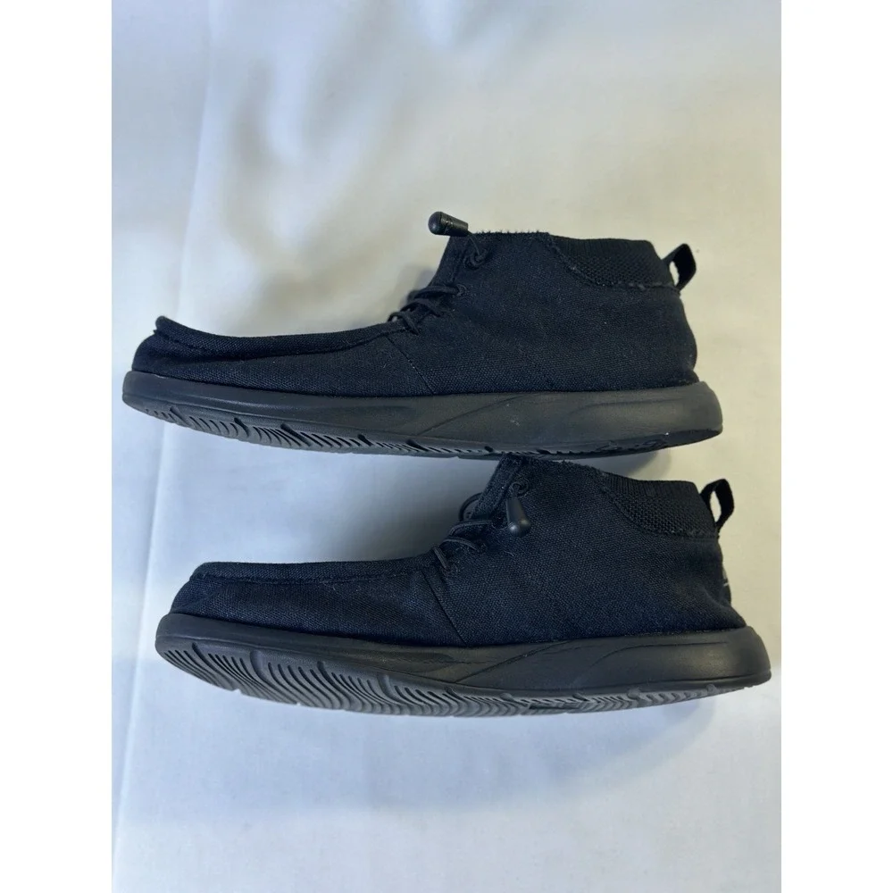 Reef Men‎ Slip On Lightweight Loafers Cushion Coast Mid Size US 8 Black EUC